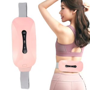 Portable Electric Heating Belt for Waist & Stomach Pain Relief – Rechargeable Heating Pad
