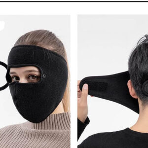 Thermal Fleece Winter Face Mask & Ear Warmer – Windproof Balaclava for Skiing, Running, and Outdoor Sports