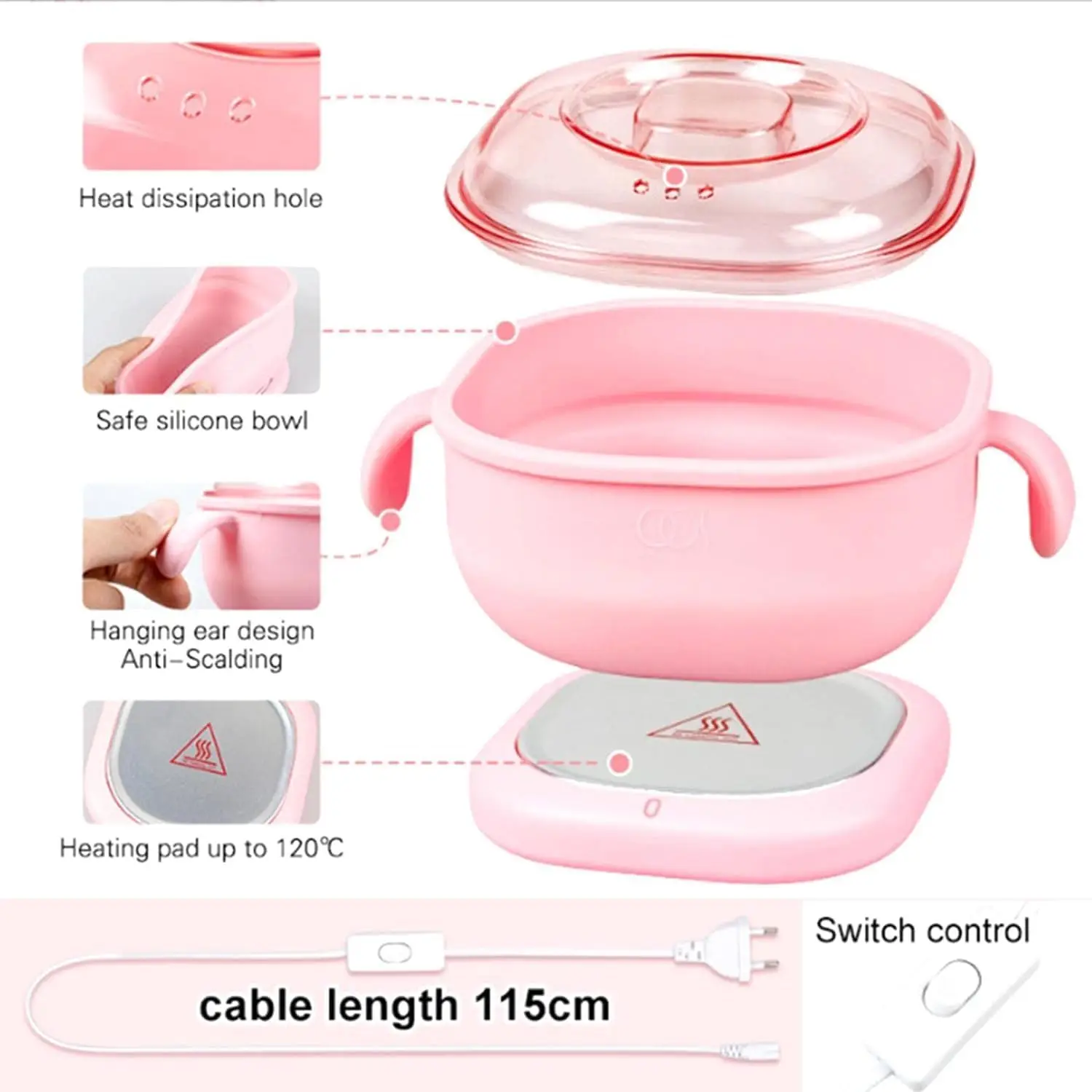 Electric Wax Heater Pot for Hair Removal – Portable Wax Warmer Machine - Image 7