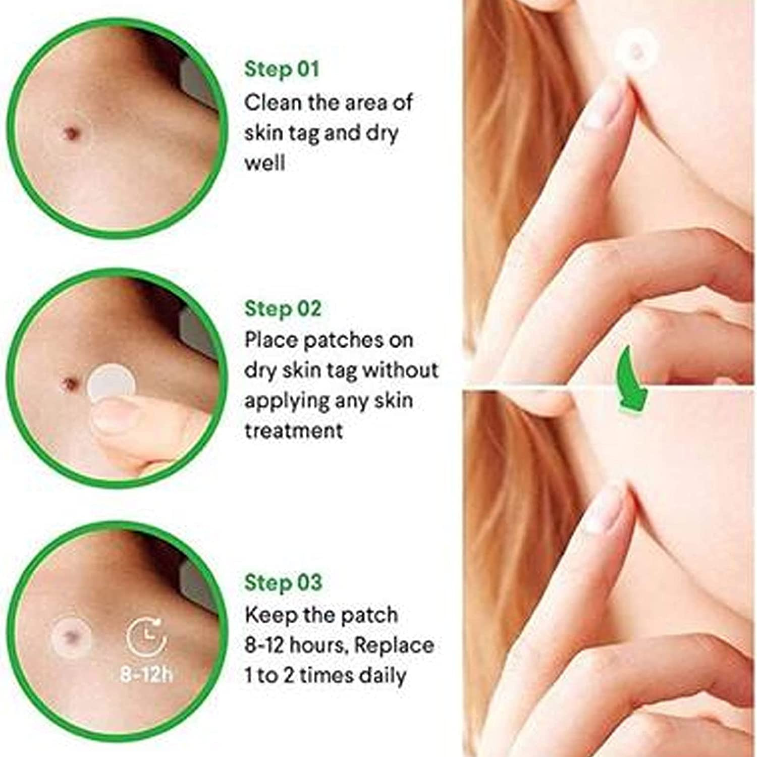 Invisible Hydrocolloid Acne Patch Dots for Face 36 dots - Image 2